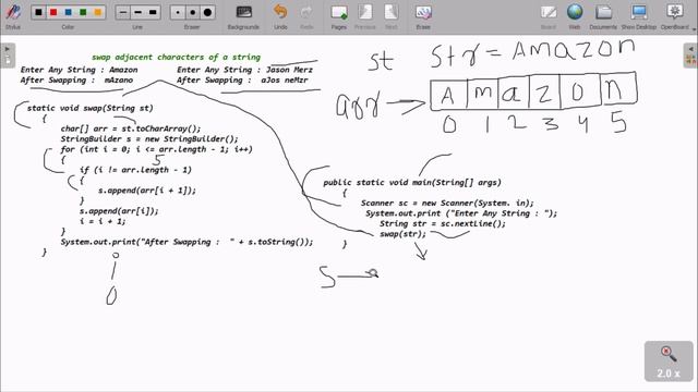 Java Program to swap adjacent elements of an array смотреть онлайн