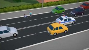 На дороге пешеход - изучение правил безоп. поведения на дорогах