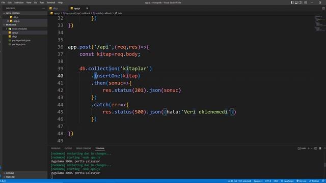 16# Veri Ekleme İşlemi [Temel MongoDB] смотреть онлайн