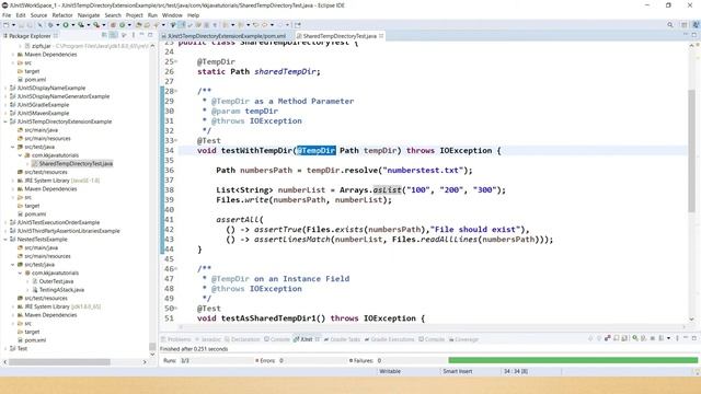 TempDirectory Extension in JUnit 5 || Use of @TempDir Annotation in JUnit 5 || JUnit 5 Tutorial смотреть онлайн