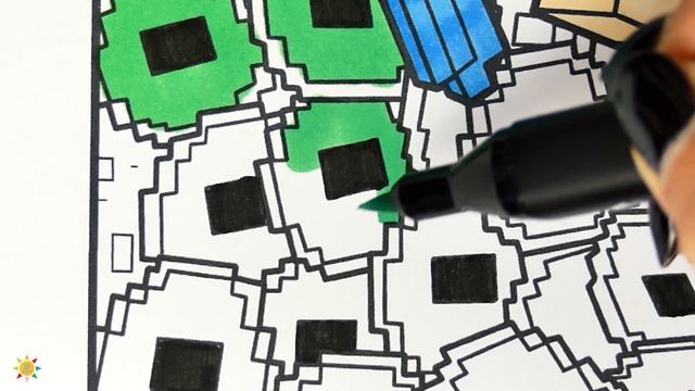 Minecraft Stive Coloring Pages | Eye of Ender Coloring Minecraft Coloring Pages смотреть онлайн
