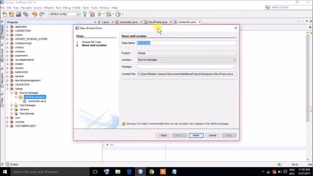Connect your java net beans 8.2 project with xampp server смотреть онлайн