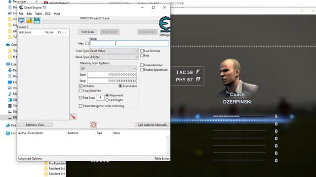 Truco modo carrera Pro Evolution Soccer 2013 usando Cheat Engine смотреть онлайн