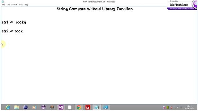 String Compare Without Library Function смотреть онлайн