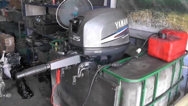 Ямаха-25лс., 4т. - демонстрация работы смотреть онлайн