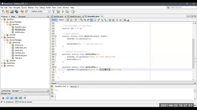 Java class 12 Date:22/04/21 смотреть онлайн