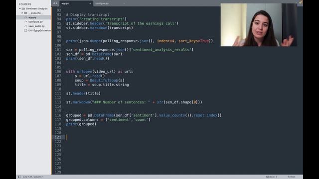 Sentiment Analysis for Earnings Calls with AssemblyAI смотреть онлайн