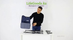 Сумки тележки на колесах с сиденьем и Спутник Макси: сборка и обзор от Интернет магазина LifeGoods