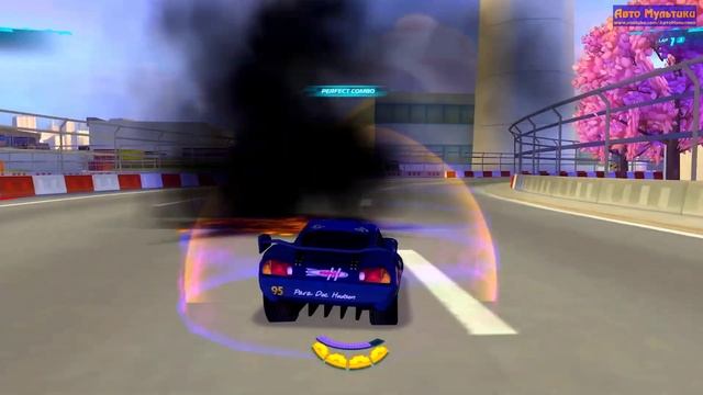 CARS 2: The Video Game - McQueen with cars 3 Doc Hudson смотреть онлайн