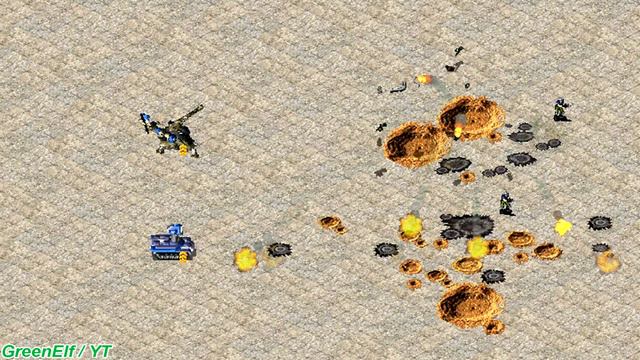 Siege Chopper vs Prism Tank - Red Alert 2 смотреть онлайн