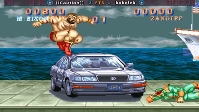 Street Fighter II': Champion Edition - ((Caution)) vs kokolek FT5 смотреть онлайн