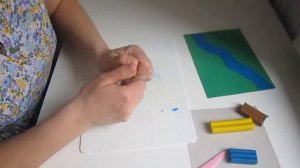 Лесная полянка. Пластилинография. Видеоурок для детей и родителей. Вторая младшая группа.