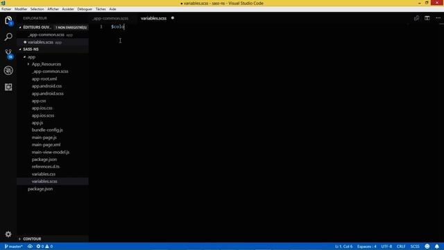 Using SASS in NativeScript (part 2/3) смотреть онлайн