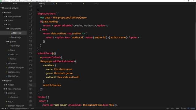 GraphQL Tutorial #33 - Re-fetching Queries смотреть онлайн