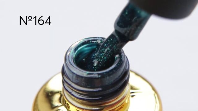 Гель-лак F.O.X № 164 (зеленовато-синий с блестками), 7 мл смотреть онлайн