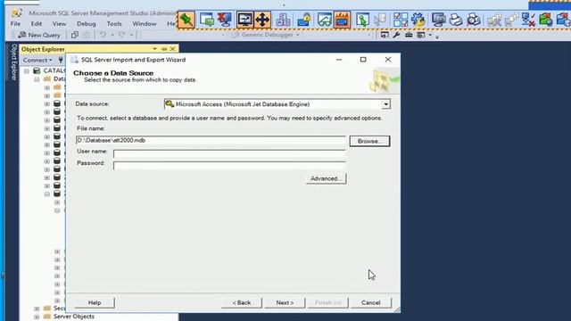 How To Import Data From Access Database to SQL Server Database Using SQL Server Management Studio смотреть онлайн