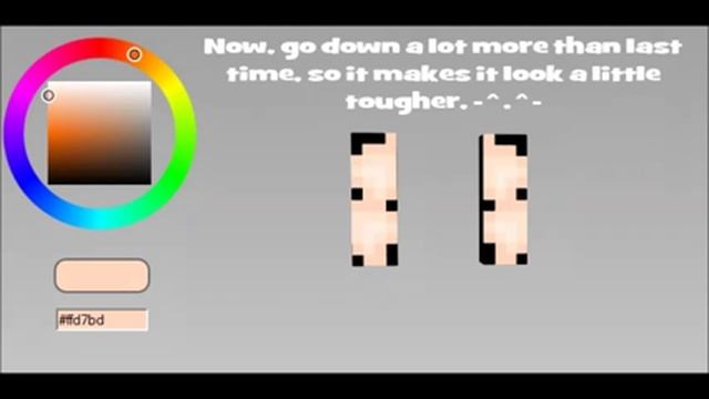 Howto make skin color on a Minecraft skin! смотреть онлайн