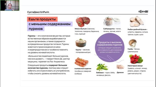 СустаДекс / UriPurin - Сорбент мочевой кислоты смотреть онлайн