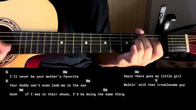 It Will Rain - Bruno Mars | EASY Guitar Chords Tutorial For Beginners (CHORDS & LYRICS) смотреть онлайн