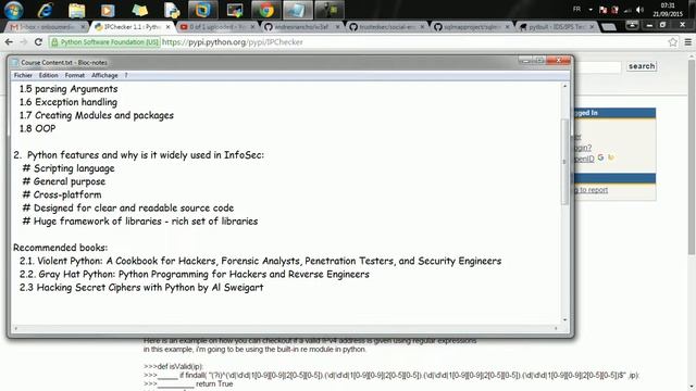 06 - Offensive Python For Networkers - Why Python is used in InfoSec смотреть онлайн