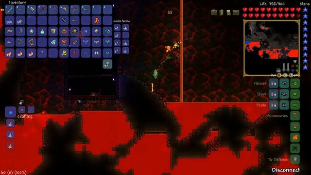 Survive in lava for 5 times longer Obsidian flower Terraria 1.2 tutorial смотреть онлайн