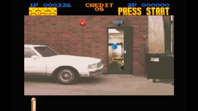 Super Nintendo (Snes) 16-bit Lethal Enforcers Mission 1 The Bank Robbery (Ограбление банка)