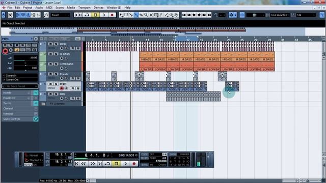 Уроки Cubase. Работа с событиями проекта, ч2 (Working With Events, P2) (Cubase Tutorial 11)