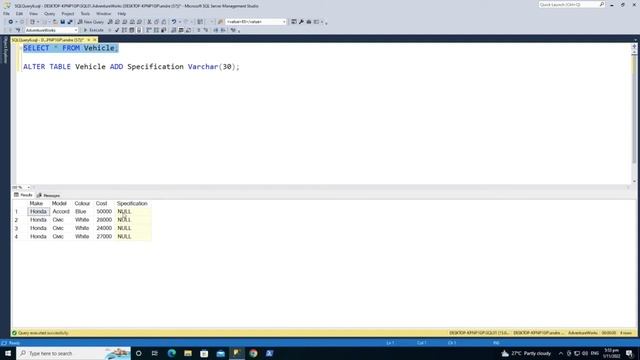 SQL ALTER TABLE Statement Tutorial - Adding a Column смотреть онлайн