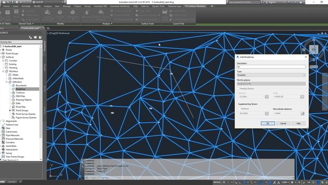 Civil3D Types of Breaklines смотреть онлайн