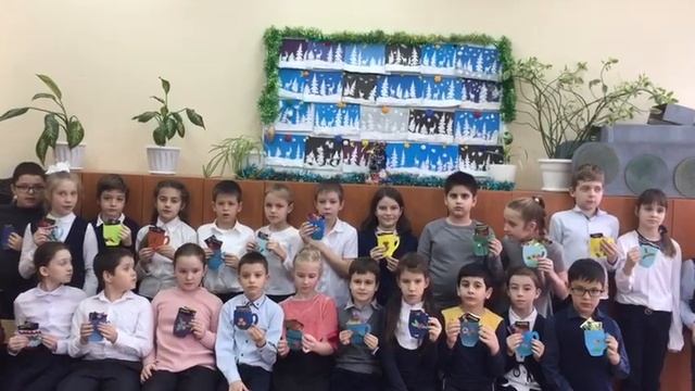Учащиеся 3-Д класса от всей души поздравляют своих мам с прекрасным праздником Днём матери. смотреть онлайн