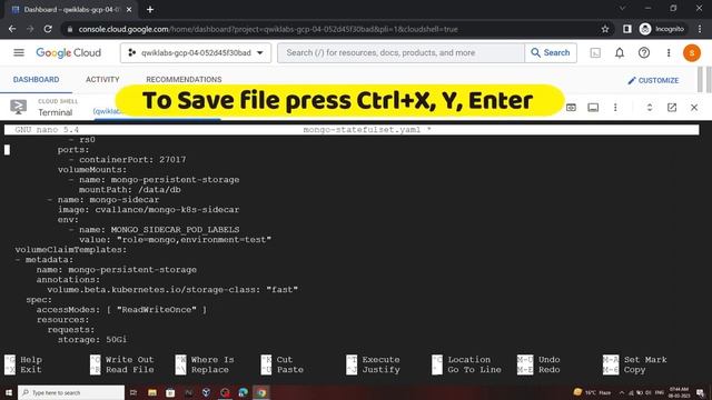 Running a MongoDB Database in Kubernetes with StatefulSets GSP022 Solution смотреть онлайн