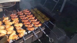 Картофель на шампурах ,два рецепта приготовления