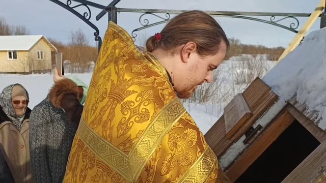Крещение Господне! Освящение воды в Елисаветинском колодце. смотреть онлайн