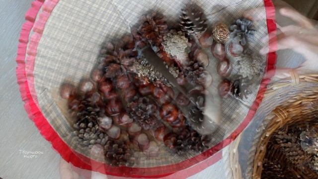 Осенний зонтик из природных материалов / Autumn umbrella made of natural materials /Творческое мест смотреть онлайн