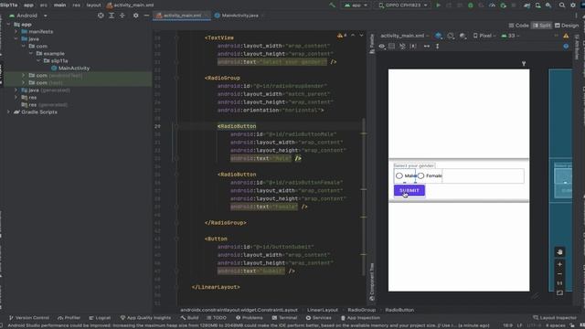 Create an Android Application that Demonstrate Radio Button смотреть онлайн