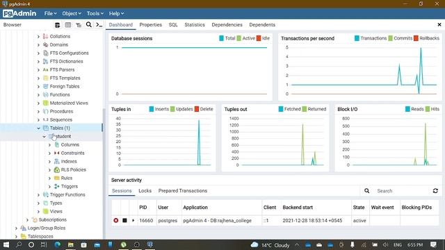 Lab 2 Creating Database and Tables using GUI in PostgreSQL смотреть онлайн