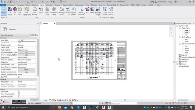 # how can show in revit import autocad file in level 2,3,4,,5 if revit give error смотреть онлайн