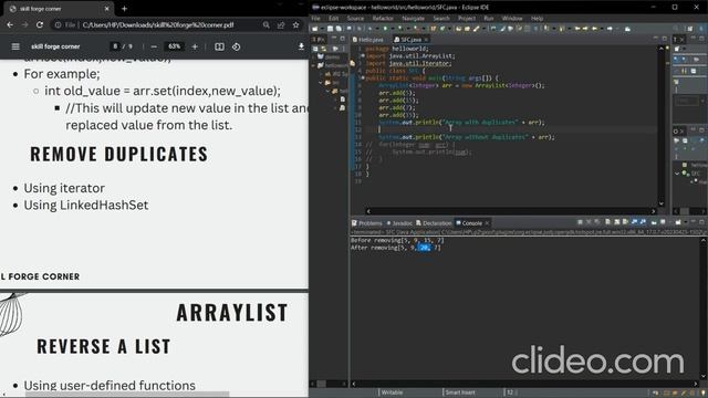 Java Collections - ArrayList смотреть онлайн