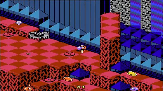 Snake Rattle N Roll не больший обзор на интересную игру из детства Dendy Денди NES Nintendo Famicom смотреть онлайн