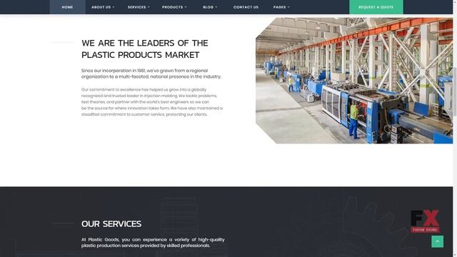 Plastic Goods - Business Multipage Website Template TMT Cairo Bobby смотреть онлайн