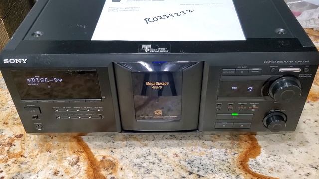Dan Preshipping Video R0239232 Sony CD Player CDP-CX455 смотреть онлайн