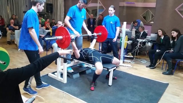 Евланова Елена. Жим лежа 80 кг Невский кубок 18.12.16 смотреть онлайн