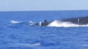 Впечатляющие кадры всплытия и погружения подводных лодок