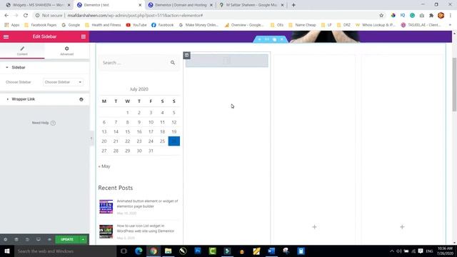 How to Manage or Add Multiple Sidebars in Wordpress Free Astra Theme Using Elementor Page Builder смотреть онлайн