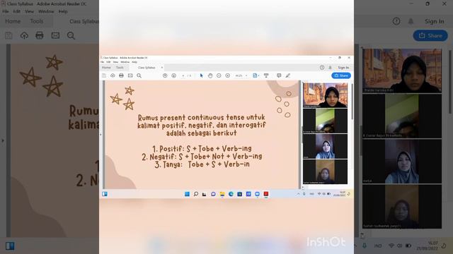 TUGAS KELOMPOK 1, PRESENTASI BAHASA INGGRIS, Present continuous (Right Now) смотреть онлайн
