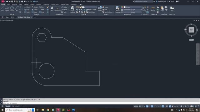 Autocad Tutorial - 2D Basics - 2D-2 смотреть онлайн