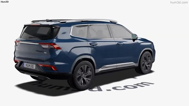 Geely Haoyue 2020 3D model by Hum3D.com смотреть онлайн