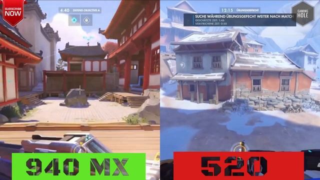 Nvidia geforce 940MX VS AMD Radeon 520 // Graphical comparison// смотреть онлайн