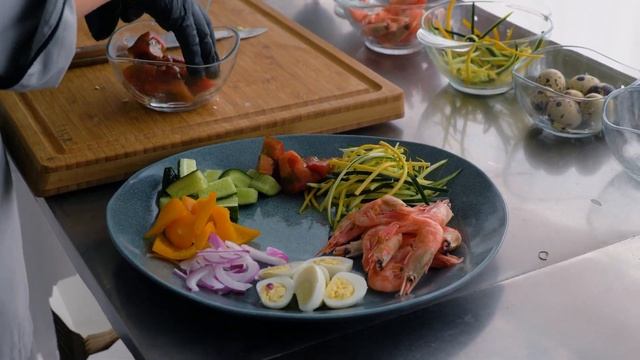 Салат Нисуаз - здоровое питание. ПП повар в Крыму. Фитнес-туры Коктебель (отель Медведь) смотреть онлайн