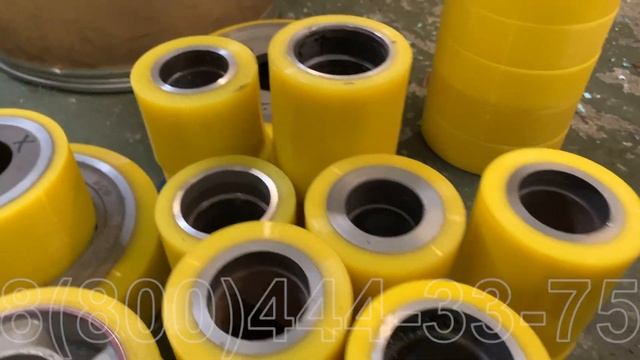 85 - 95/100 мм Грузовой ролик для штабелеров и тележек Jungheinrich Желтый полиуретановый ролик смотреть онлайн